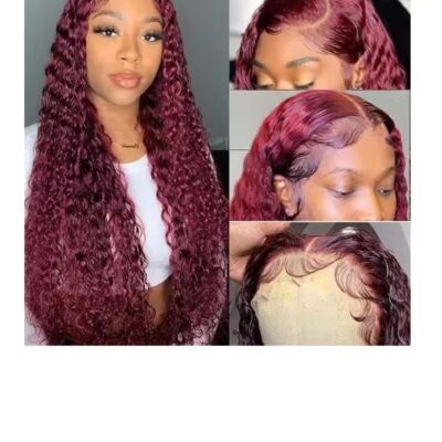 Brazilian Virgin Human Hair Water Wave Wig – Natural, Soft, and Luxurious