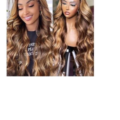 Body Wave Brazilian Virgin Human Hair Wig – 100% Unprocessed, Natural-Looking, Glueless Lace Front