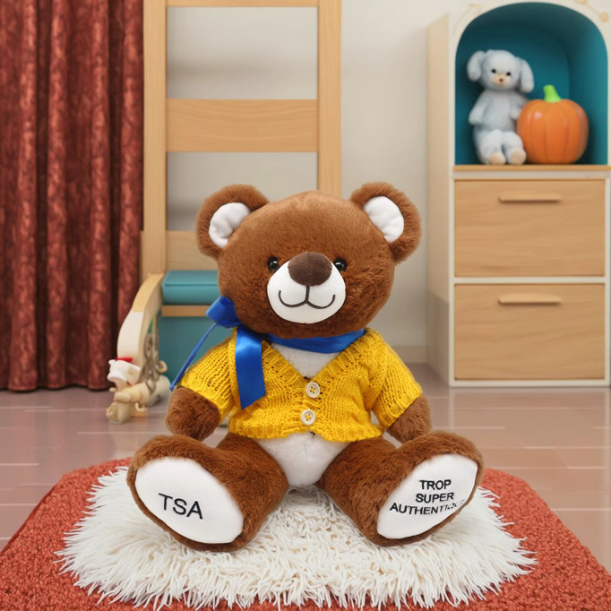 Ourson TSA Stimulant – Peluche Éducative et Sensorielle