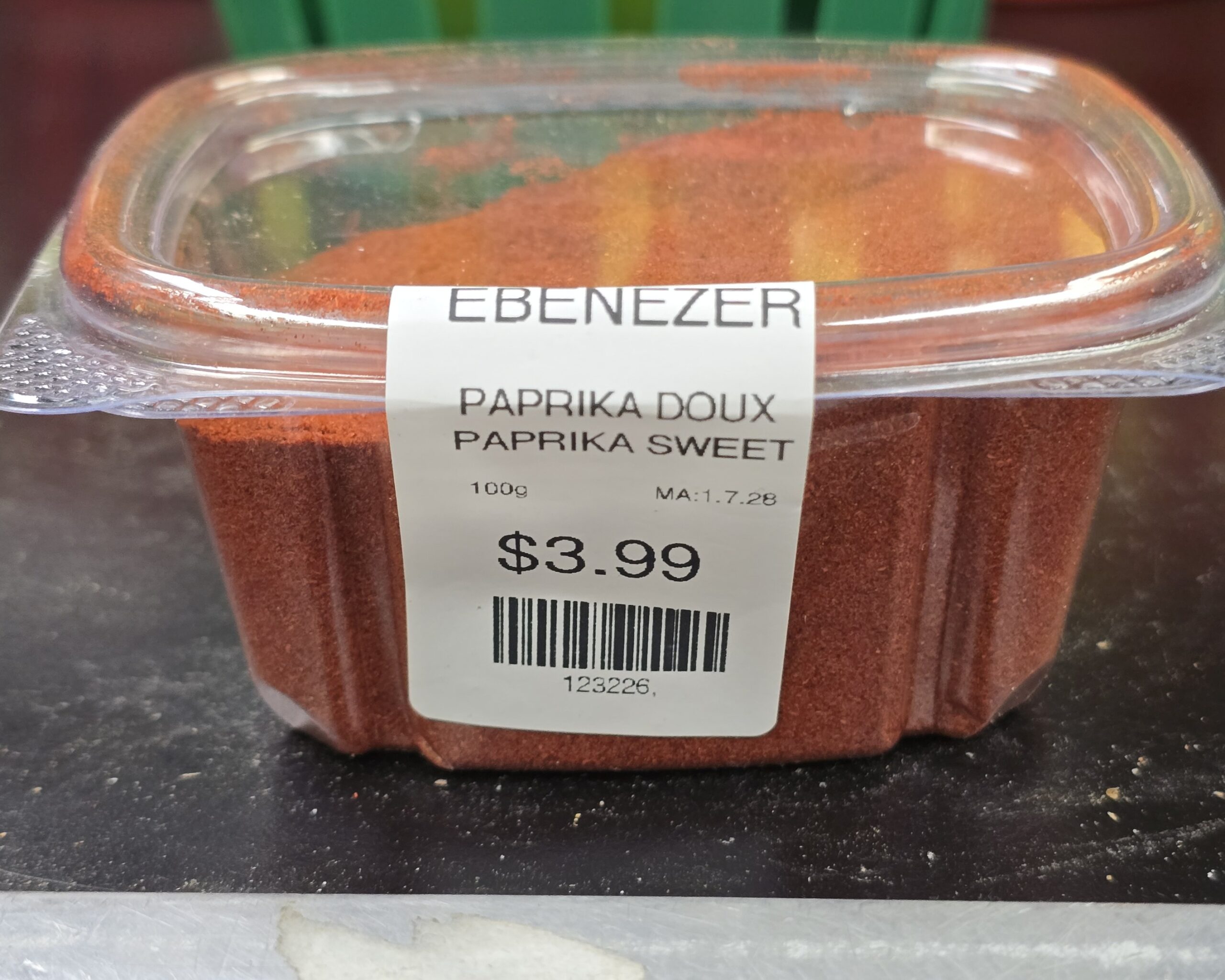 Paprika doux moulu 100g