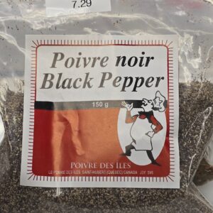 Poivre noir| poivre des iles 100g