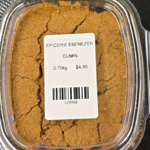 Cumin en poudre naturel 0.75kg