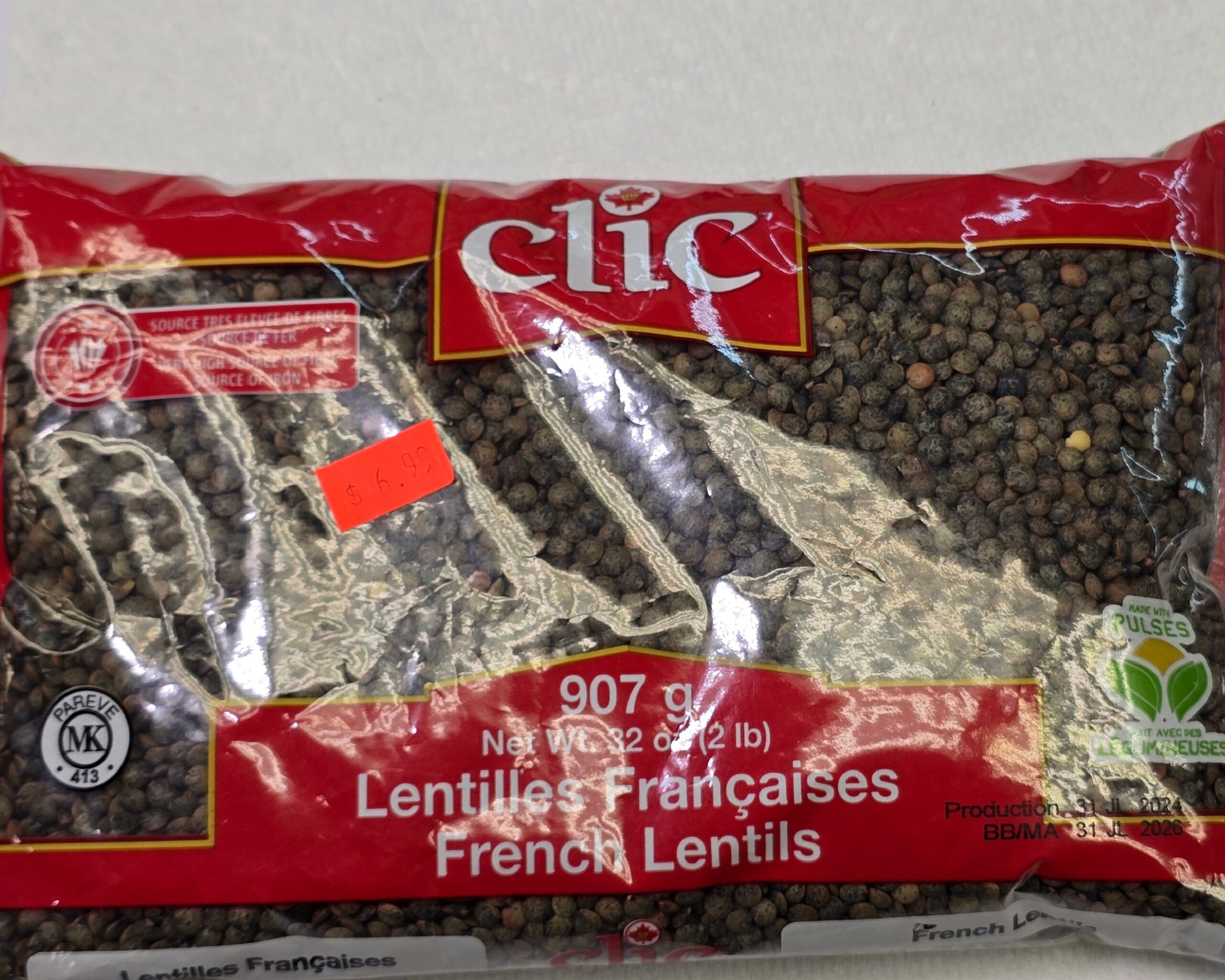 Lentilles françaises