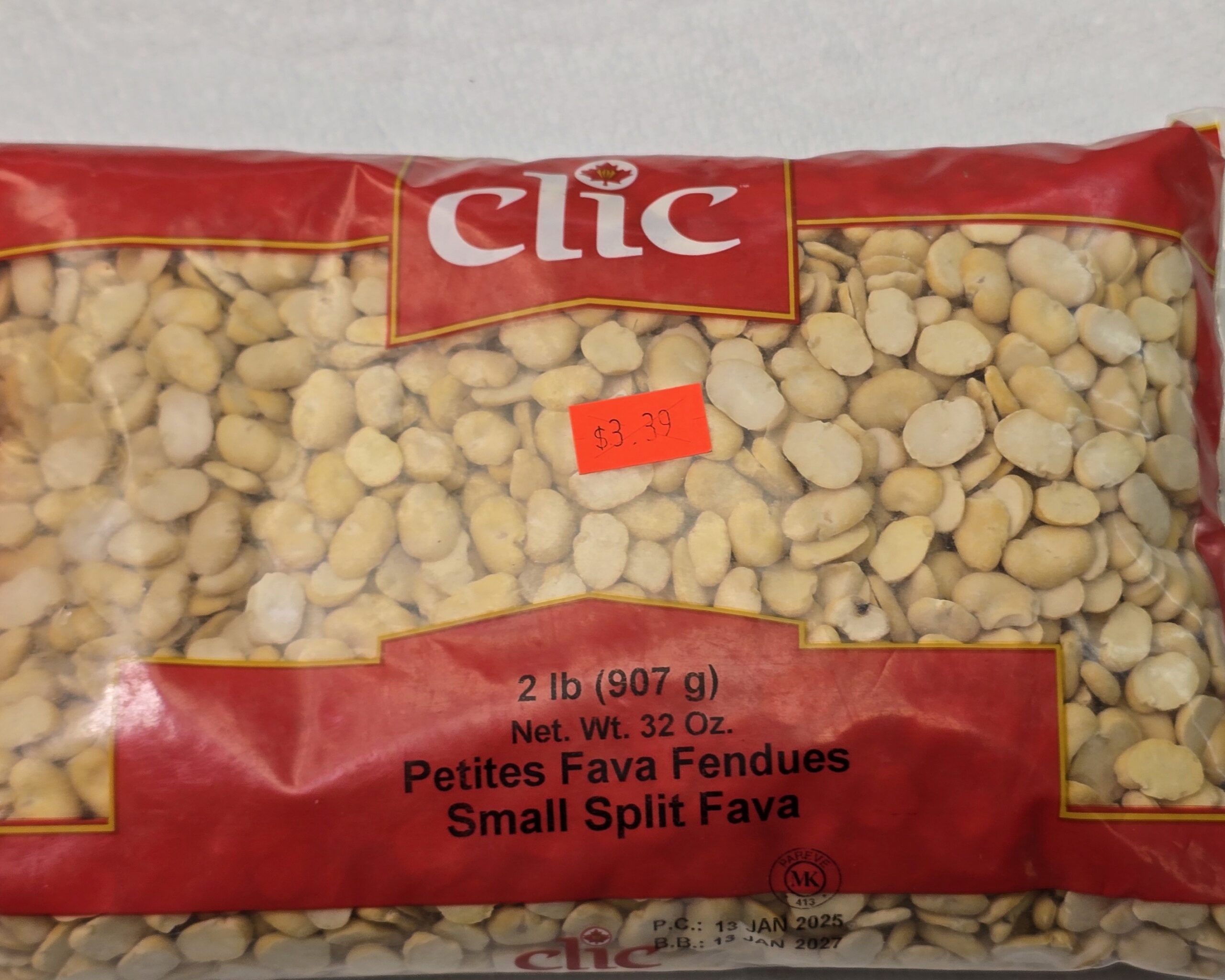 Petite Fava Fendues