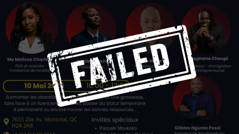 Événement pour Résident Temporaire – Un Échec Monumental