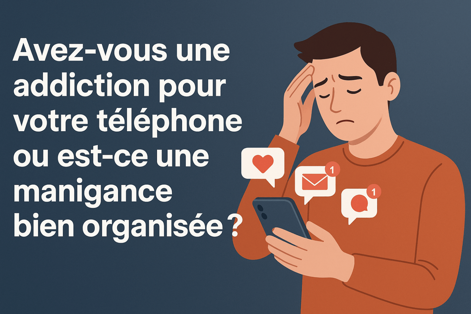 Avez-vous une addiction pour votre téléphone ou est-ce une manigance bien organisée ?