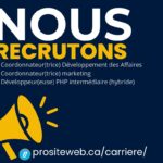 Opportunités d’emploi à Prositeweb
