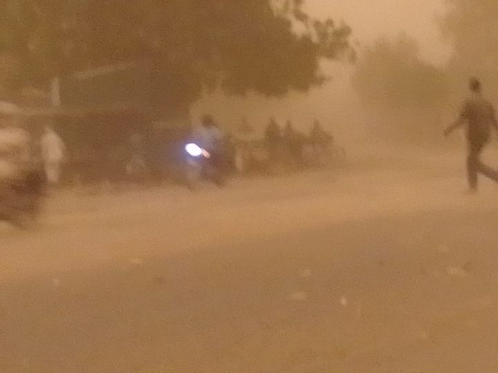 N&rsquo;DJAMENA : Un vent violent frappe actuellement plusieurs quartiers de la capitale