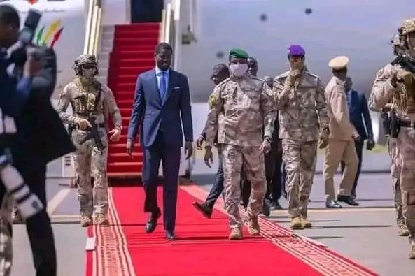 LePrésident de la République sénégalais est en visite au Mali