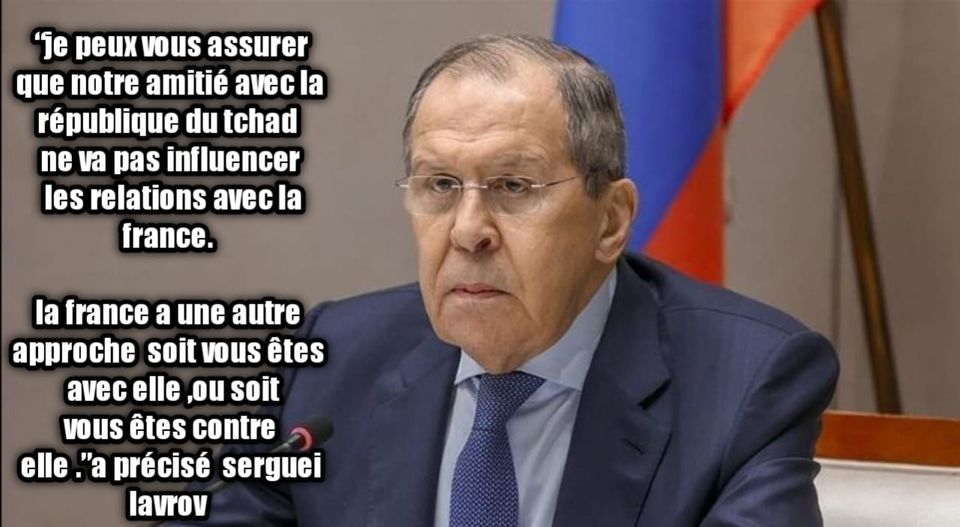 Le ministre des affaires russe Serguei Lavrov a donné des précisions sur les relations entre le Tchad et la Russie.