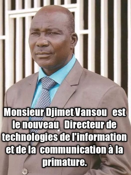 Nomination à la Primature : Djimet Vansou devient Directeur des TIC