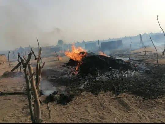 Urgent: Un incendie d&rsquo;origine inconnue a ravagé le village Birene