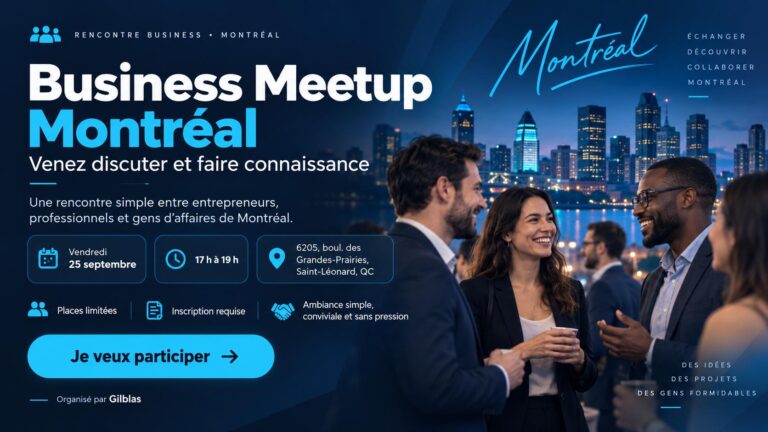 Business Meetup Montréal — Venez discuter et faire connaissance